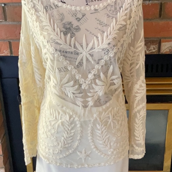 Forever 21 sheer top L - Picture 6 of 8